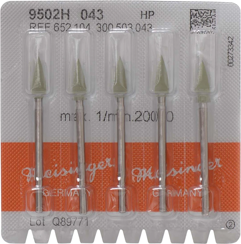 Universalpolierer 9502  Packung  5 Stück grün fein, HP, Figur 300, 12 mm, ISO 043