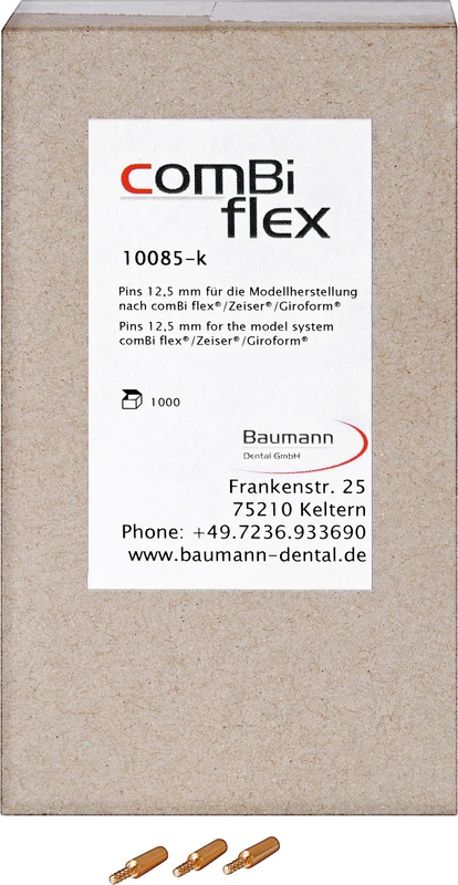 Combiflex® Pins  Packung  1.000 Stück Kompakt 12,5 mm für Combiflex, Zeiser 4, Giroform 1