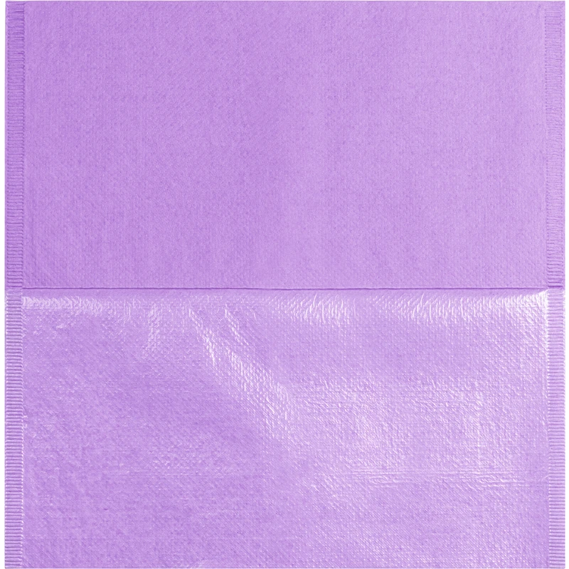 Monoart® Kopfschutztaschen   Spenderbox  250 Stück lila, 33 x 34 cm