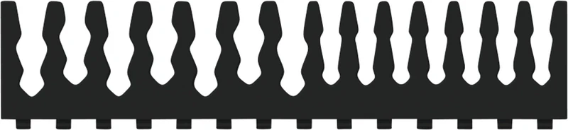 Silikonsteg für MELAstore® Tray   Packung  2 Stück für Tray 200, schwarz