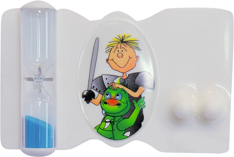 Zahnbürstenhalter mit Uhr  Stück  Ritter