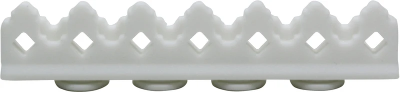 Silikon-Steg Auflagen  Stück  weiß, für 6 Instrumente, 3029S+Clip