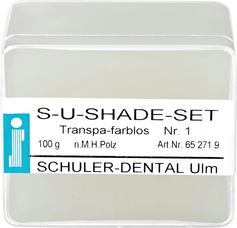 S-U-Shade-Set  Packung  100 g Dose transpa-farblos