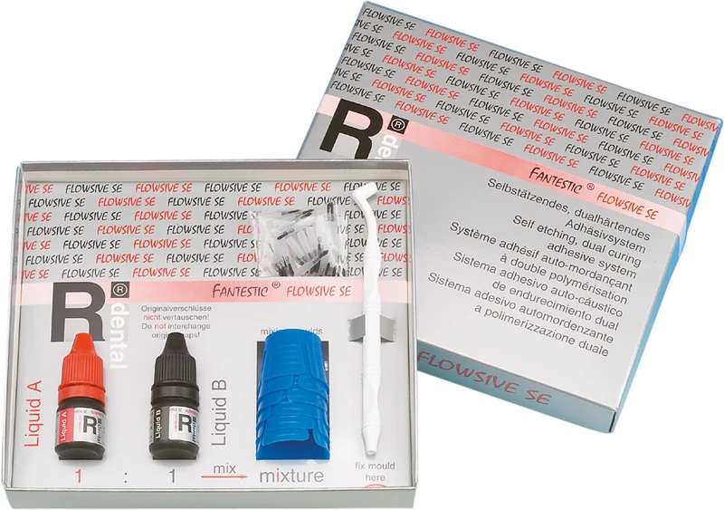 FANTESTIC® FLOWSIVE SE  Set  2 x 3 ml Flaschen,1 Pinselhalter, 50 Applikationspinsel, 6 Mischmulden