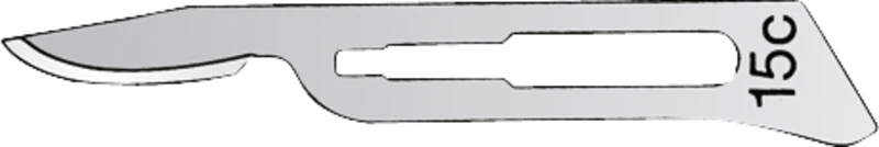 Skalpellklingen  Packung  100 Stück Figur 15C