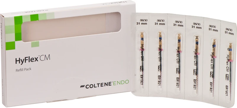 HyFlex® CM  Packung  6 Stück 31 mm, Taper.06 ISO 030