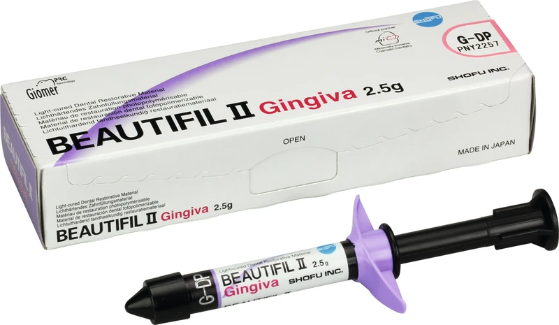 BEAUTIFIL II  Spritze  2,5 g gingiva gum dark pink