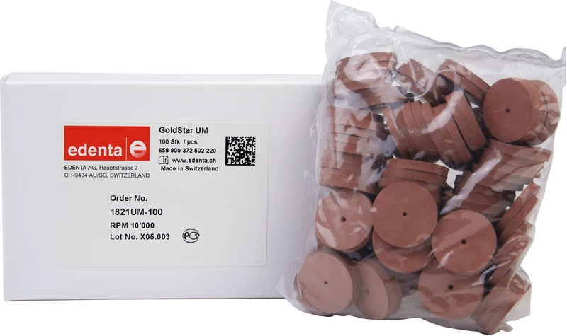 Goldstar  Packung  100 Stück unmontiert, rosa, Figur 372, 3 mm, ISO 220