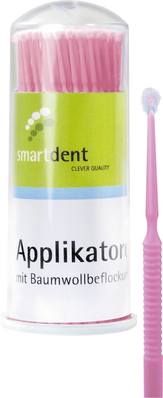 smart Applikatoren  Packung  100 Stück pink, fein