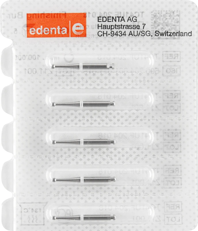 HM-Finierer TC41  Packung  5 Stück weiß, 30 Schneiden, RA, Figur 001 Kugel, 1,6 mm, ISO 018