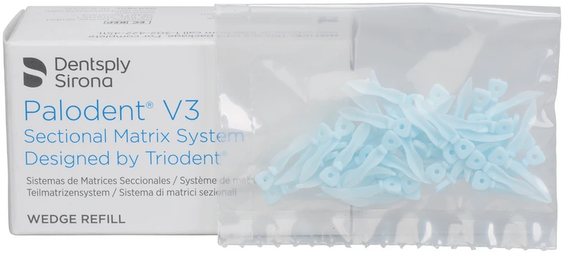 Palodent® V3 Teilmatrizensystem Keile  Packung  100 Stück groß