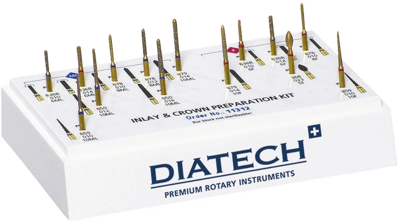 DIATECH Inlay & Crown Preparation  Kit  14 Diamanten