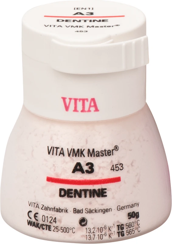 VITA VMK Master® VITA classical A1-D4®  Dose  50 g Pulver dentine A3