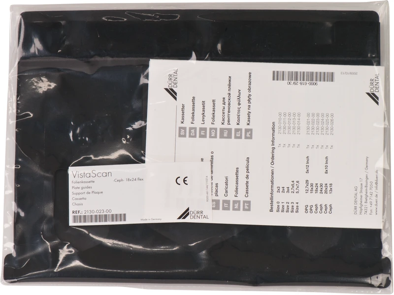 Speicherfolien VistaScan Plus  Stück  Folienkassette für Speicherfolie Ceph, (18 x 24 cm)