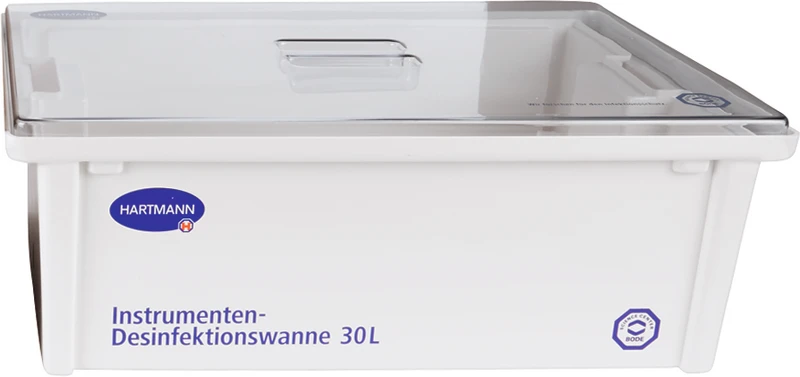 Instrumenten-Desinfektionswanne  Stück  inklusive 1 Deckel, 1 Auslaufhahn, für 30 Liter