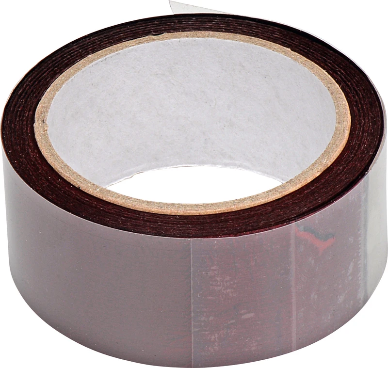 HANEL Occlusions-Folie, doppelseitig 12 µm  Rolle  25 m rot\schwarz, 22 mm breit