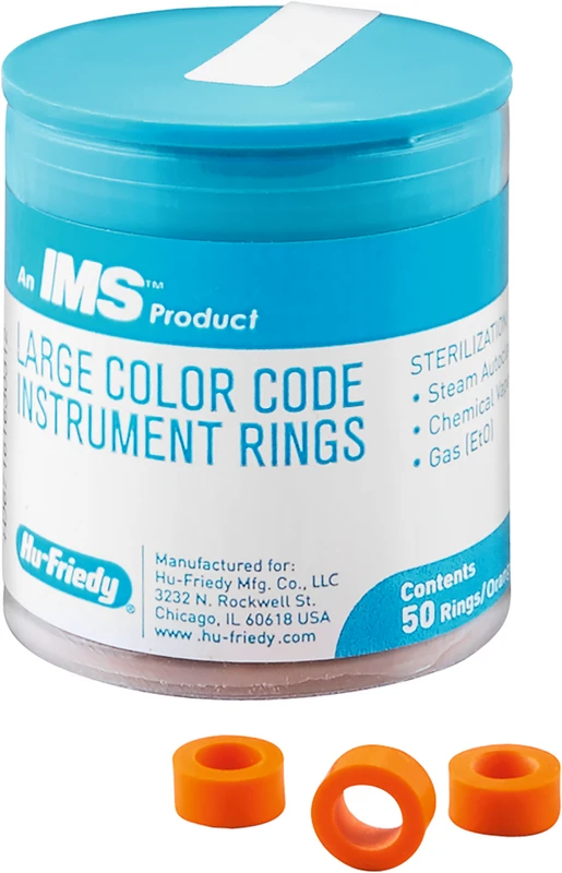 IMS Farbkodierungsringe maxi  Packung  50 Stück, IMS-1283L , orange