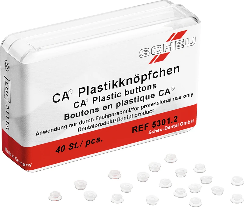 CA® Plastikknöpfchen   Packung  40 Stück