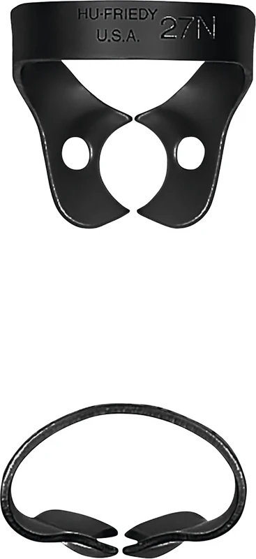 Kofferdam-Klammer Black Line  Stück  Figur 27N, für Prämolar