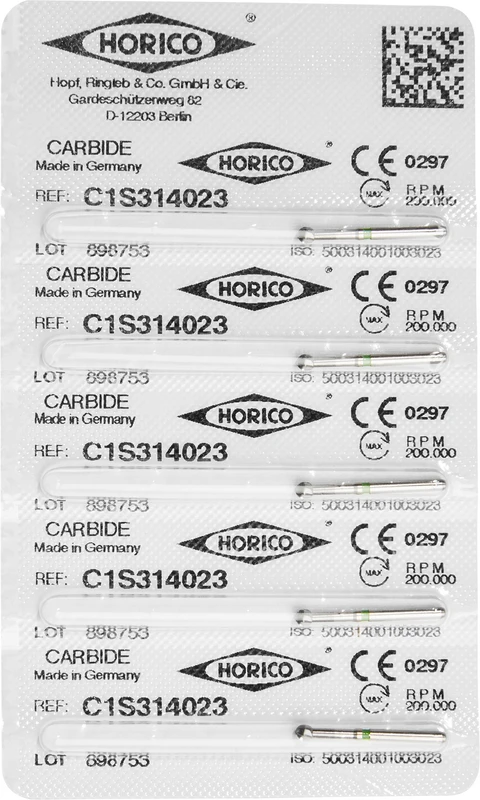 HM-Bohrer C1S  Packung  5 Stück FG, Figur 001, ISO 023