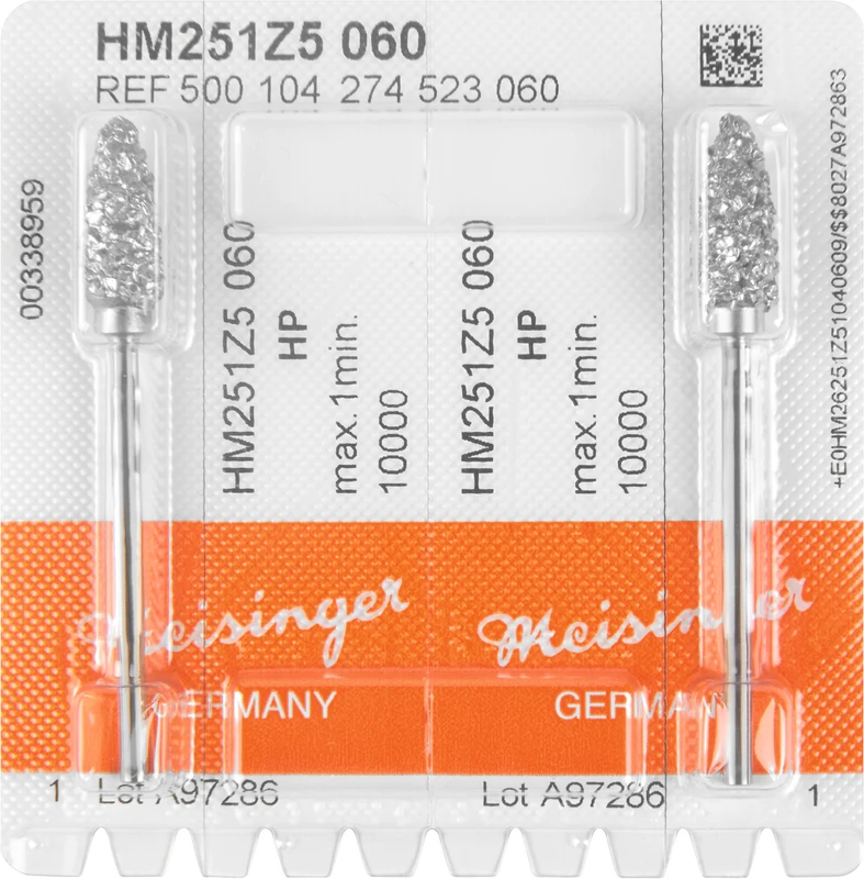 Meigerit  Packung  2 HM Fräser 251Z5 060