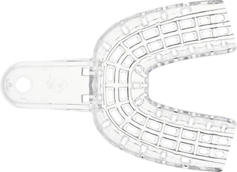 PRESIDENT® Abformlöffel  Packung  12 Stück Unterkiefer Gr. 4, mittel