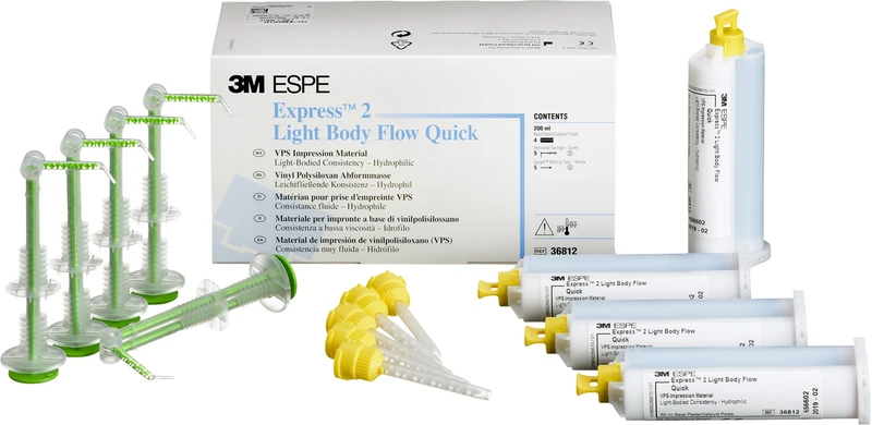 Express 2  Refill Packung  4 x 50 ml Doppelkartusche Light Body Flow Quick, Zubehör