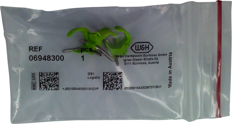 Sprayclips  Packung  3 Stück rechts, für Bohrerinnenkühlung Kirschner\Meyer