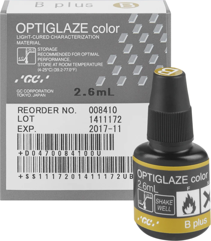 GC OPTIGLAZE® color  Flasche  2,6 ml B plus