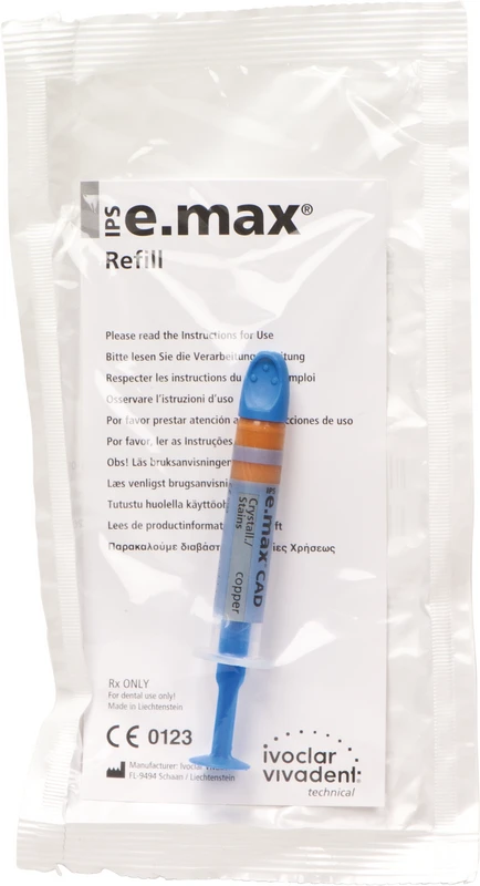IPS e.max CAD Crystallization  Spritze  1 g Crystallization Stains copper