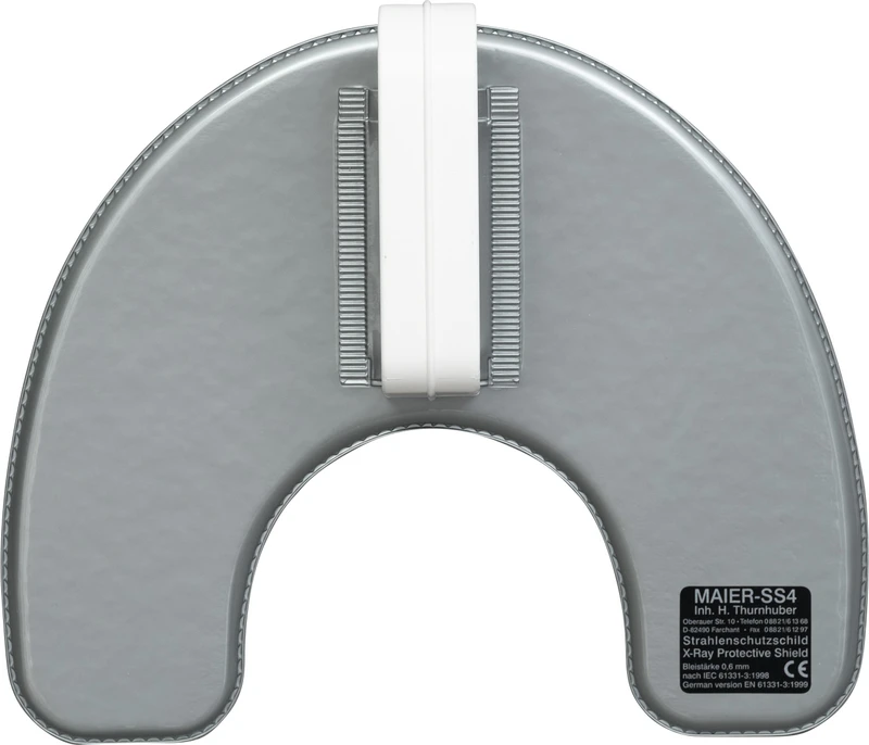 Strahlenschutzschild  Stück  silber