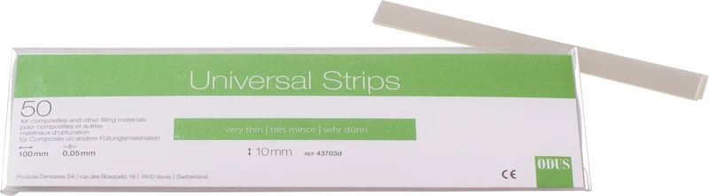 ODUS Universal Strips  Packung  50 Stück Breite 10 mm, gerade