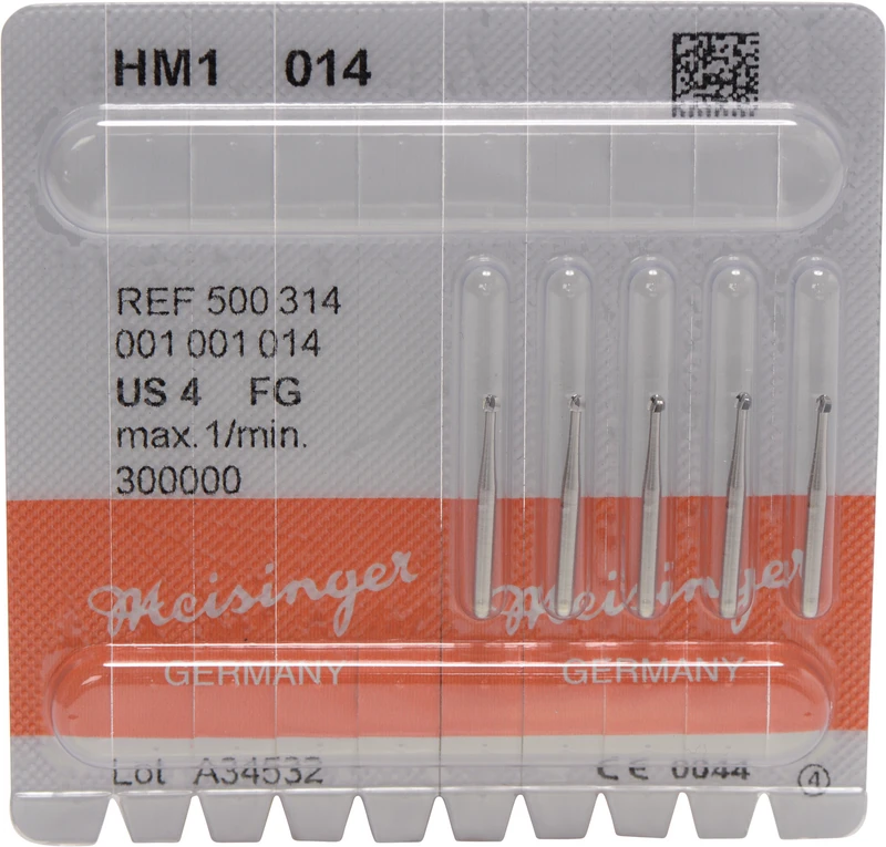 HM-Bohrer 1  Packung  5 Stück FG, Figur 001, ISO 014