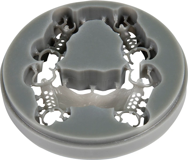 CAD\CAM Wax Disc Modellguss  Stück  Ø 98,5 mm, H 25 mm, grau