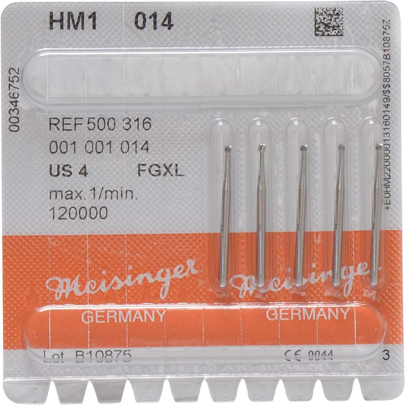 HM-Bohrer 1  Packung  5 Stück FGXL, Figur 001, ISO 014
