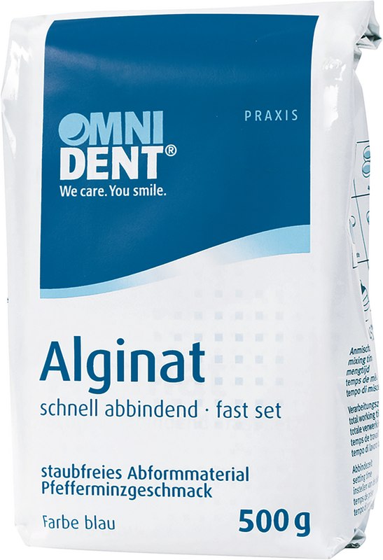 Alginat  Beutel  500 g Pfefferminz, blau