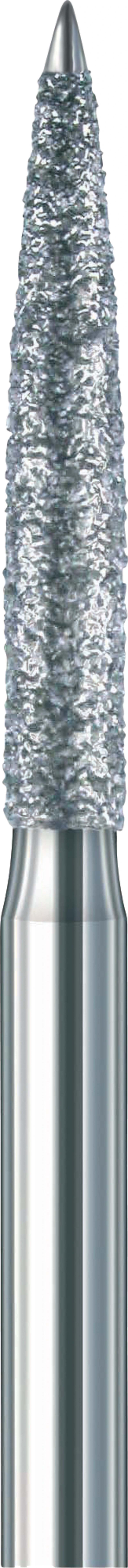 Premium Diamantschleifer 863  Packung  2 Stück gelb extra fein, FG, Figur 250, 10 mm, ISO 012