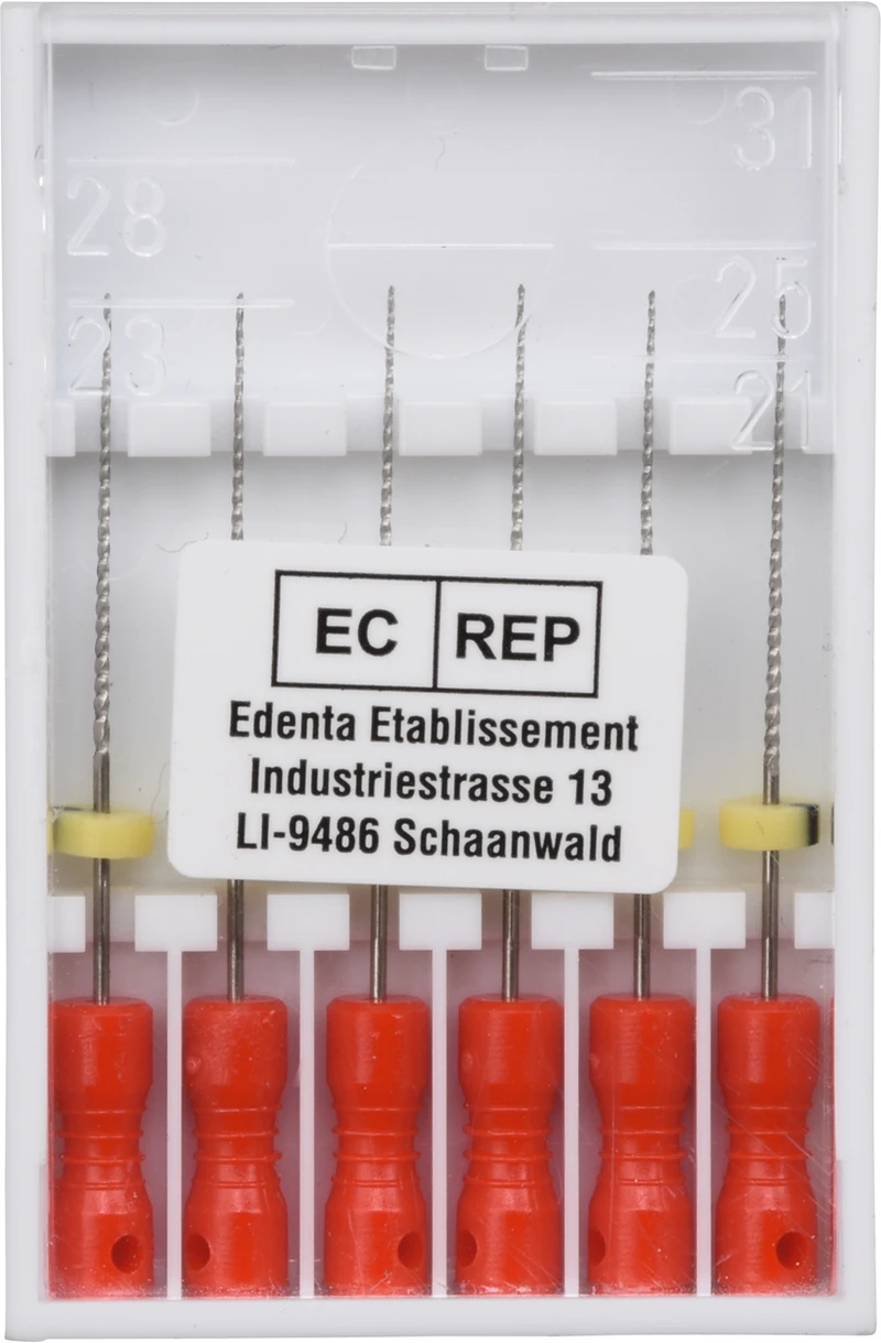 K-Feile 173  Packung  6 Stück 25 mm, ISO 025