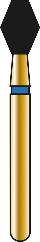 DIATECH Diamanten G811  Packung  5 Stück blau mittel (M), FG, Figur 038 Palatinal, 4,2 mm, ISO 031