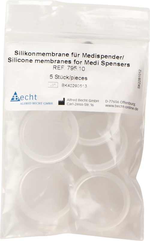 Silikon-Membrane  Packung  5 Stück