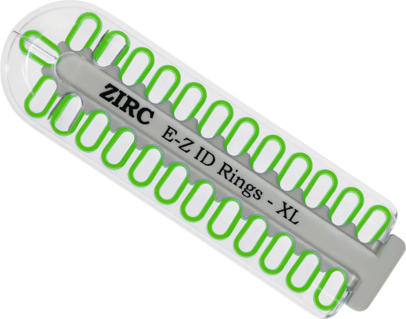 EZ-ID Markierungsringe  Packung  25 Stück neongrün, Ø 9 mm