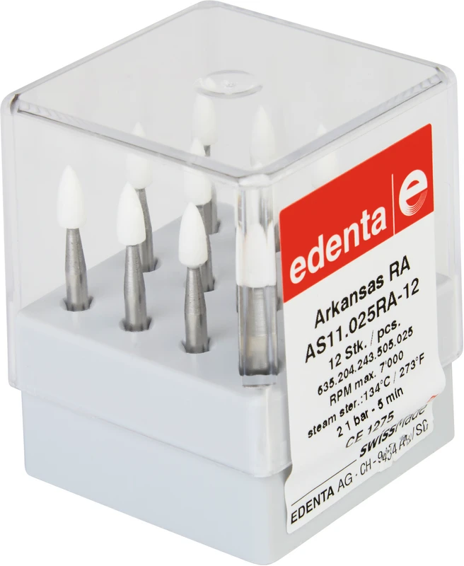 ARKANSAS  Packung  12 Stück RA, Figur 243, 6 mm, ISO 025