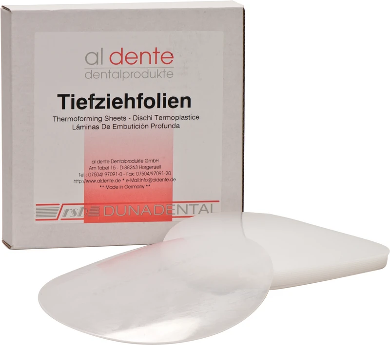 Folien  Packung  20 Stück opak, Ø 120 mm, Stärke 1 mm