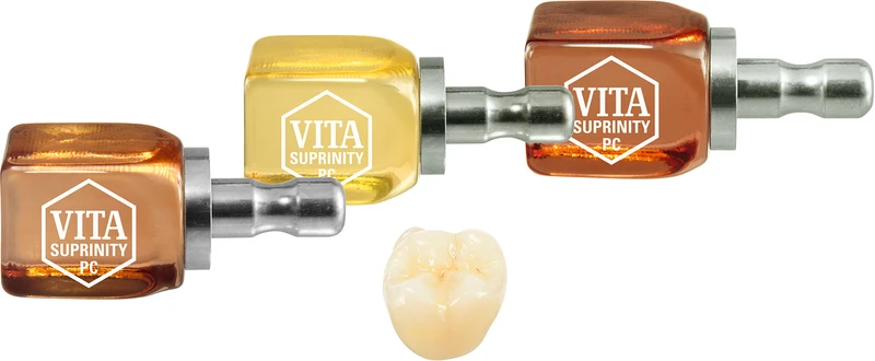 VITA SUPRINITY® PC  Packung  5 Stück for CEREC\inLab, Größe PC-14, A3-T
