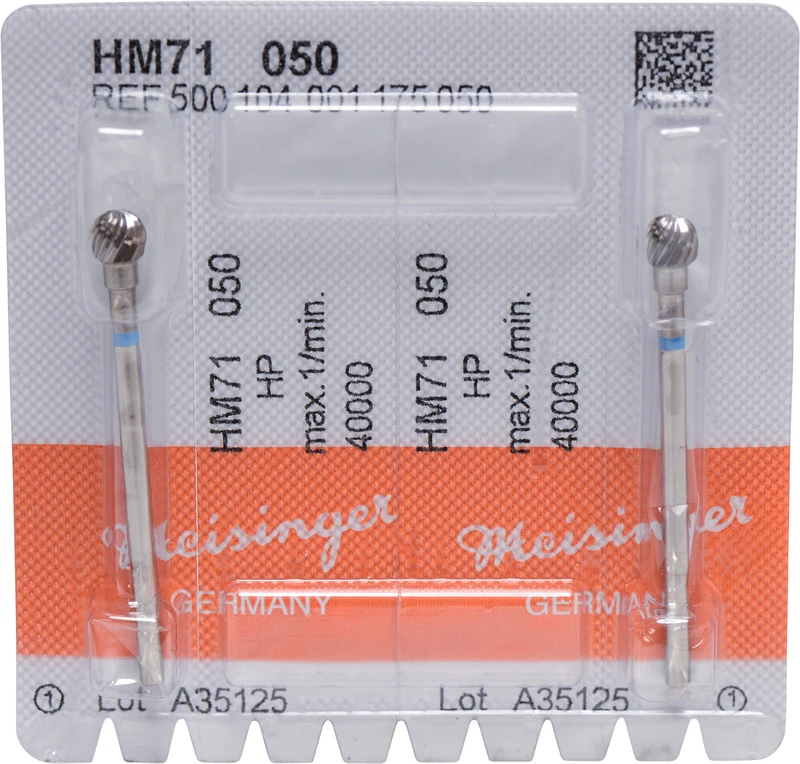 HM-Bohrer 71  Packung  2 Stück HP, Figur 001, ISO 050