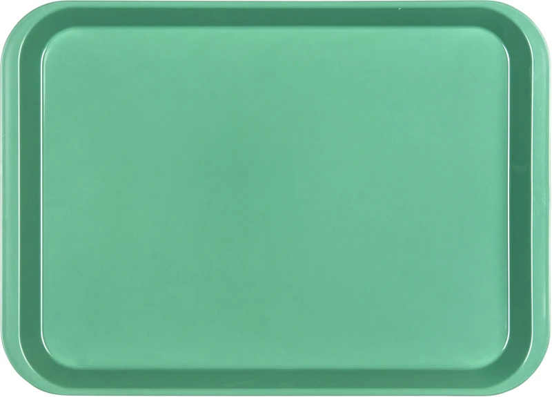 B-Lok Tray  Stück  Tray 34 x 24,5 x 2,2 cm, ohne Einteilung grün