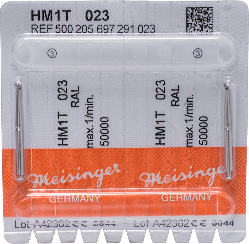 Chirurgie Kugelfräser 1T  Packung  2 Stück RAL, Figur 697, ISO 023