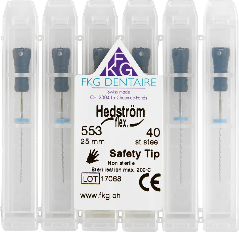 Hedstroemfeile Flexibel SMG  Packung  6 Stück 25 mm ISO 040