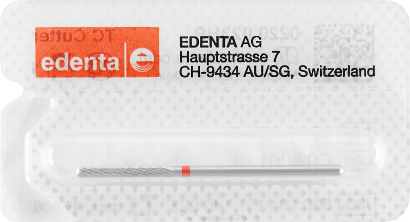 HM-Fräser Schliff 20  Stück  Kreuzverzahnung, rot fein, HP, Figur 137, 16 mm, ISO 023