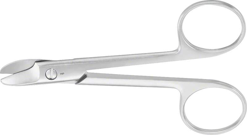 Kronenscheren nach Beebe  Stück  DP563R, breite Blätter, gebogen